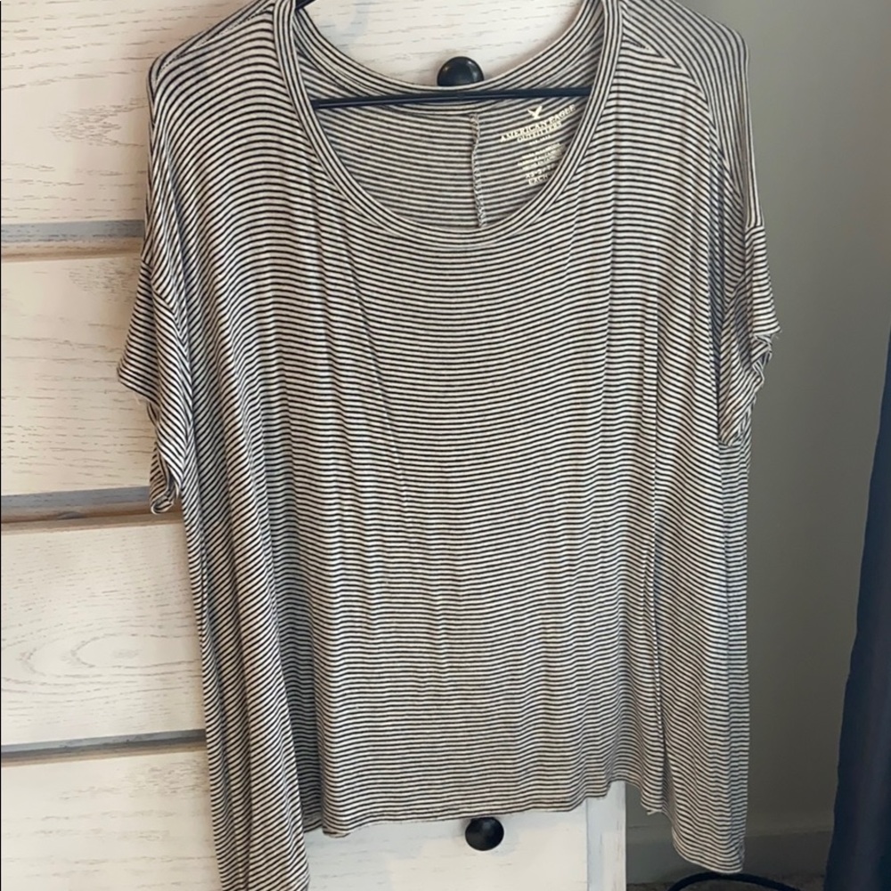 Black & white striped oversized Tee!